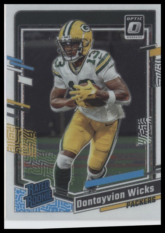 2023 Donruss Optic #249 Dontayvion Wicks