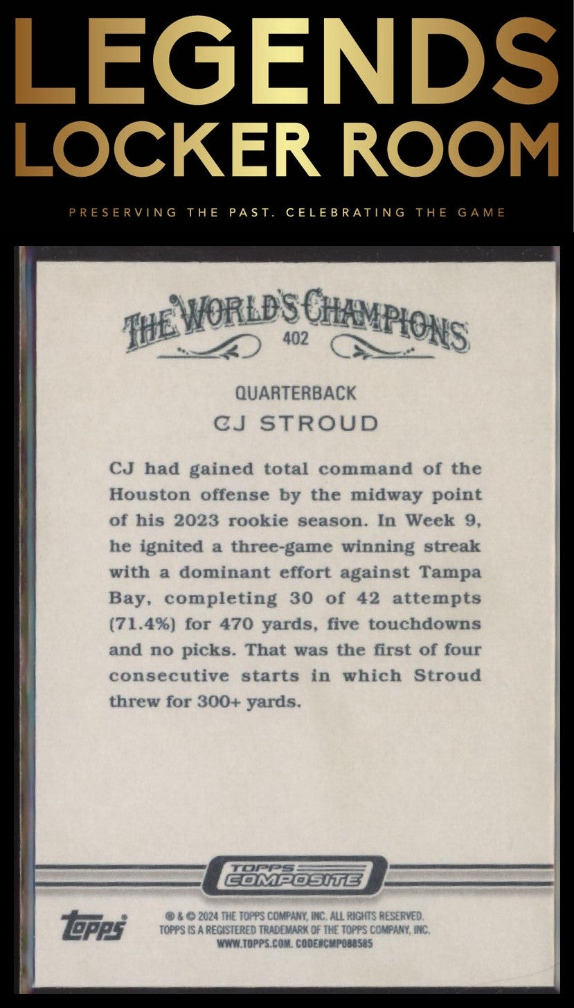 2023 Topps Composite #402 CJ Stroud