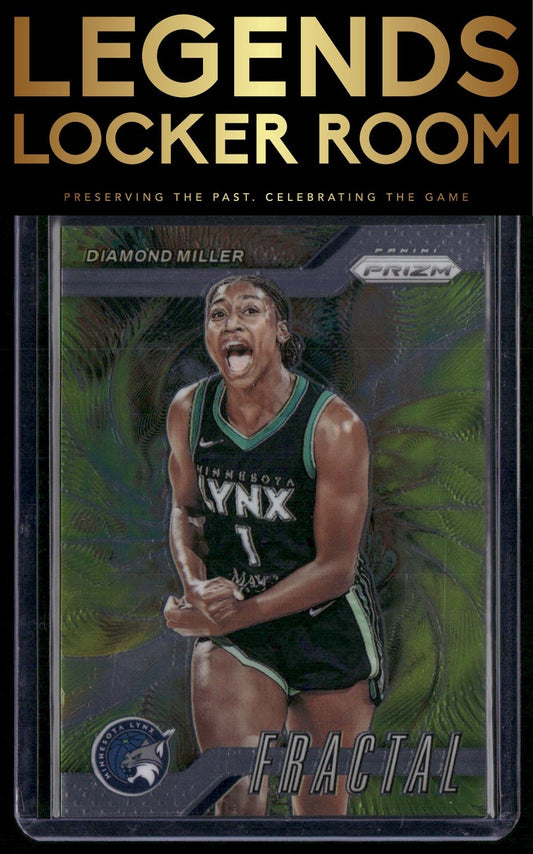 2024 Panini Prizm WNBA #2 Diamond Miller Fractal