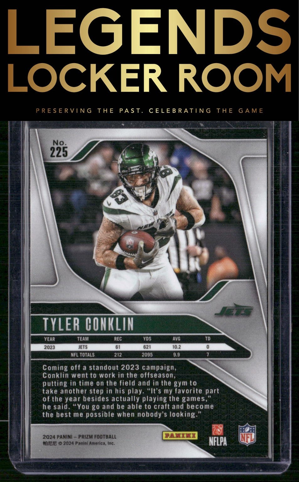 2024 Panini Prizm #225 Tyler Conklin