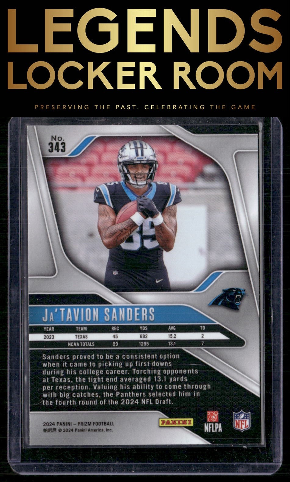 2024 Panini Prizm #343 Ja'Tavion Sanders