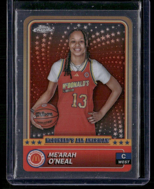 2024 Topps Chrome McDonald's All-American #70 Me’Arah O’Neal