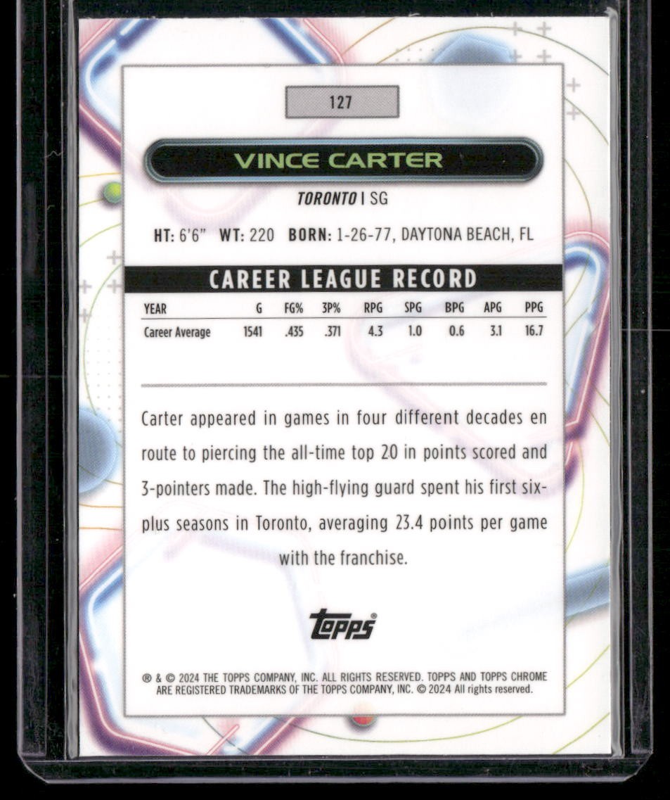 2023-24 Topps Chrome Cosmic #127 Vince Carter