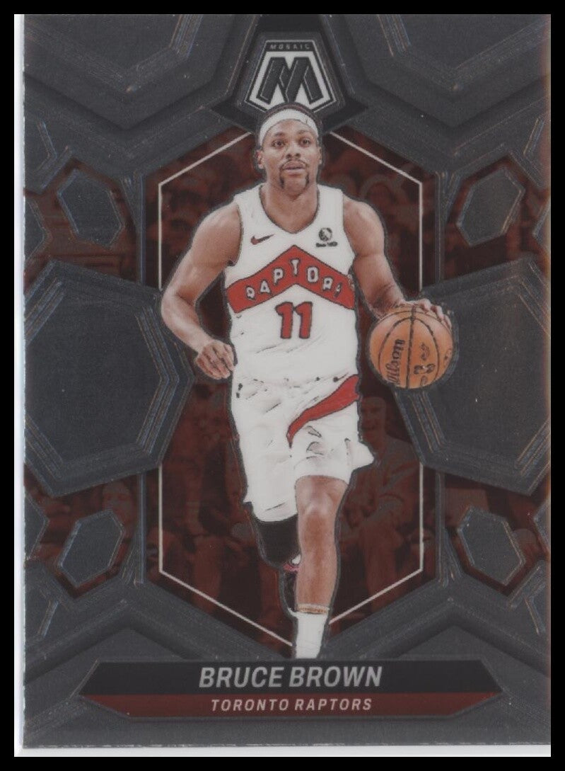 2023-24 Panini Mosaic #185 Bruce Brown