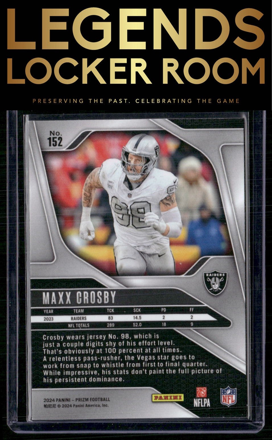 2024 Panini Prizm #152 Maxx Crosby