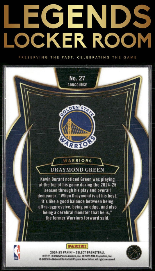 2024-25 Panini Select #27 Draymond Green