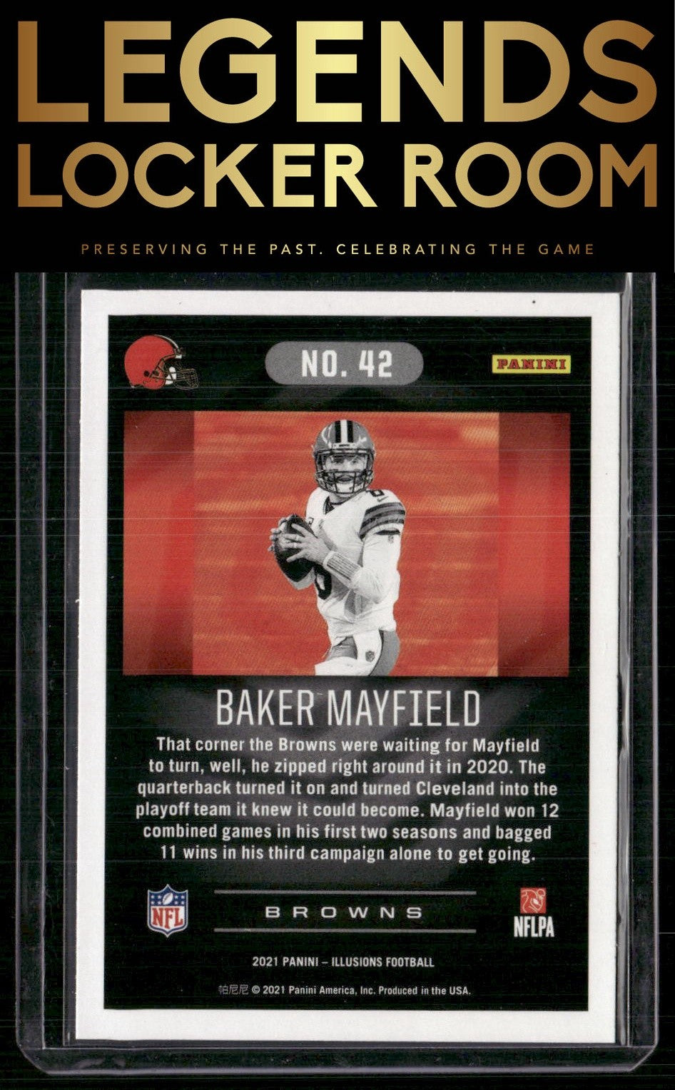2021 Panini Illusions #42 Baker Mayfield Retail