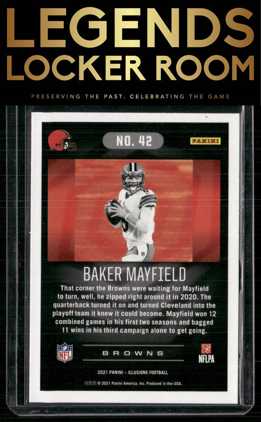 2021 Panini Illusions #42 Baker Mayfield Retail