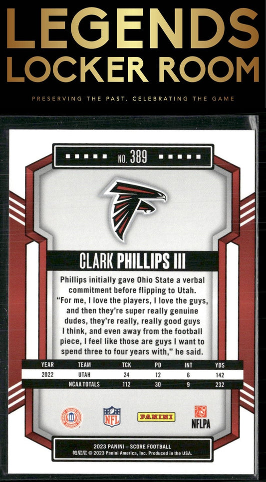 2023 Score #389 Clark Phillips III