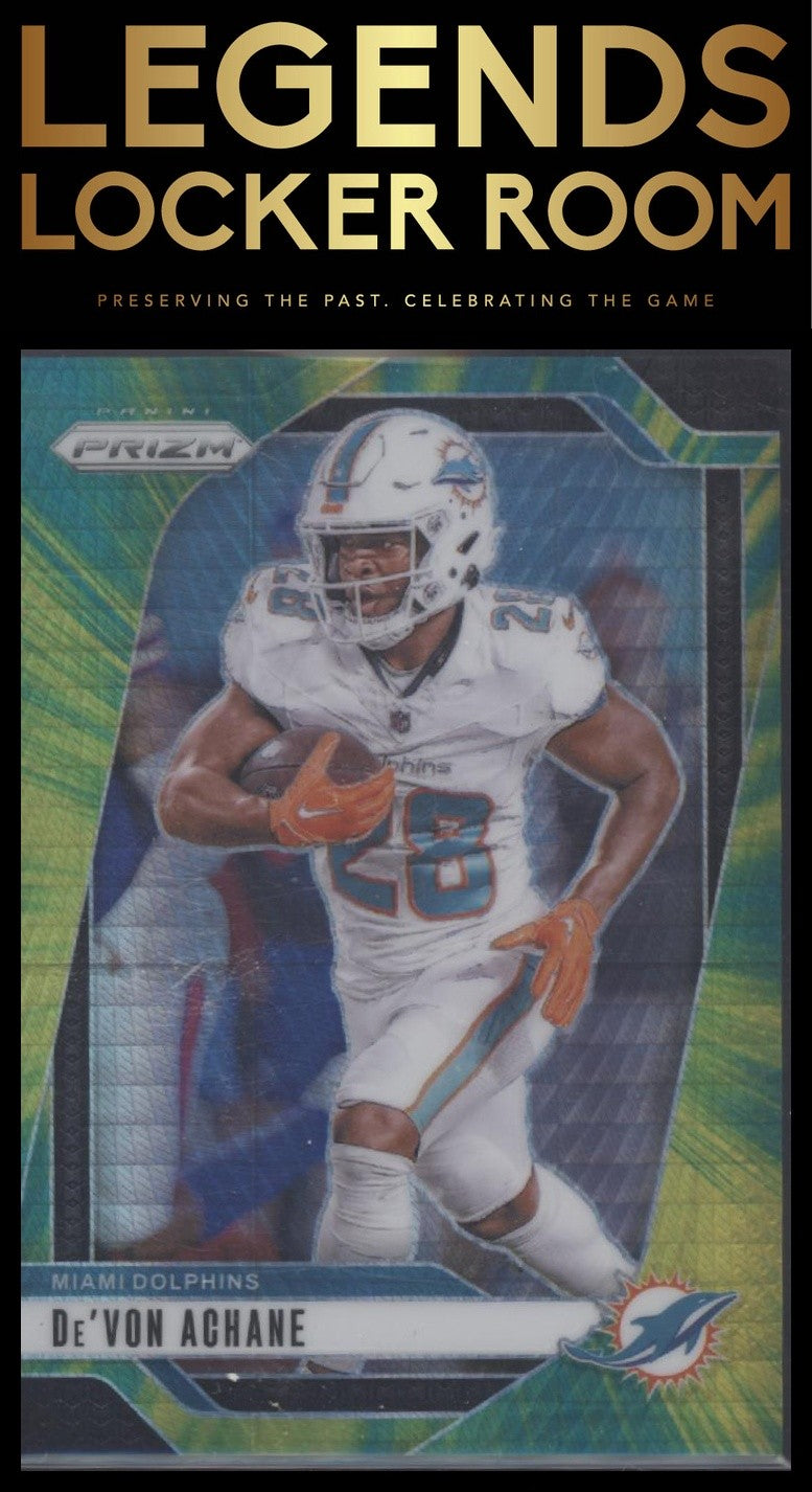 2024 Panini Prizm #176 De'Von Achane Hyper #/180