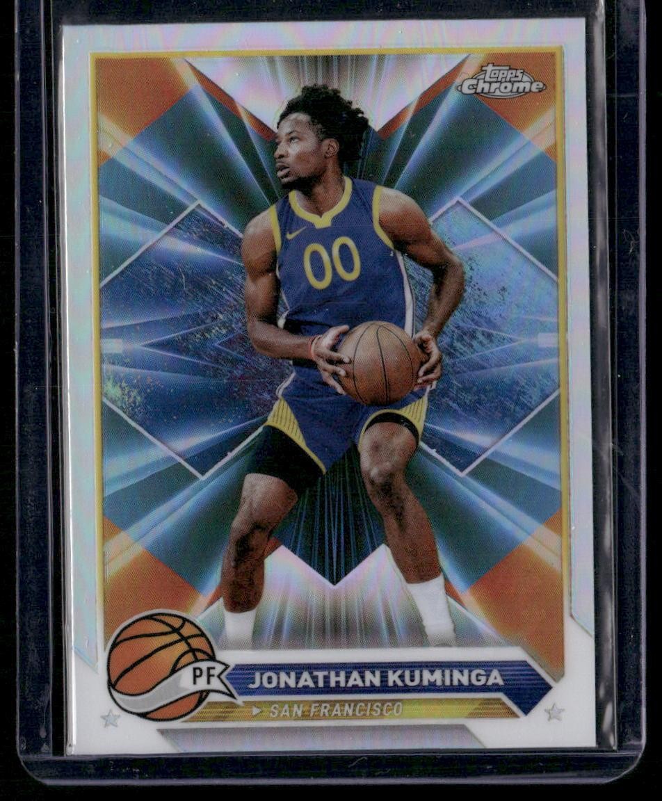 2023-24 Topps Chrome Cosmic #122 Jonathan Kuminga Refractors