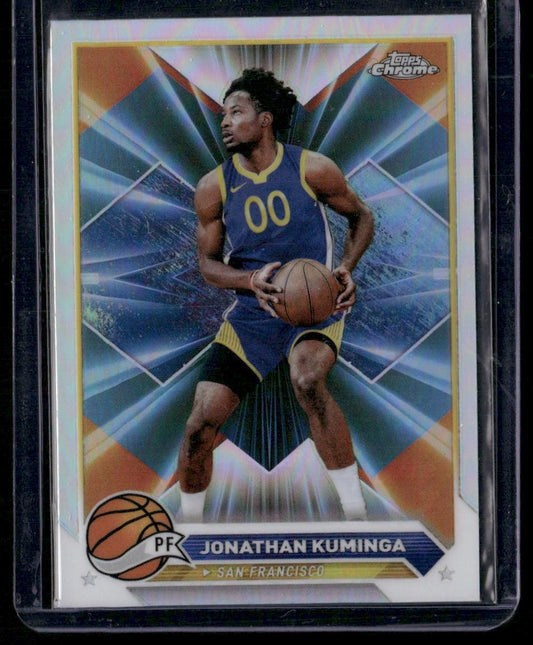 2023-24 Topps Chrome Cosmic #122 Jonathan Kuminga Refractors