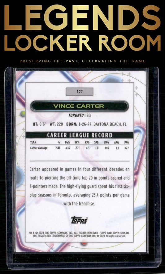 2023-24 Topps Chrome Cosmic #127 Vince Carter