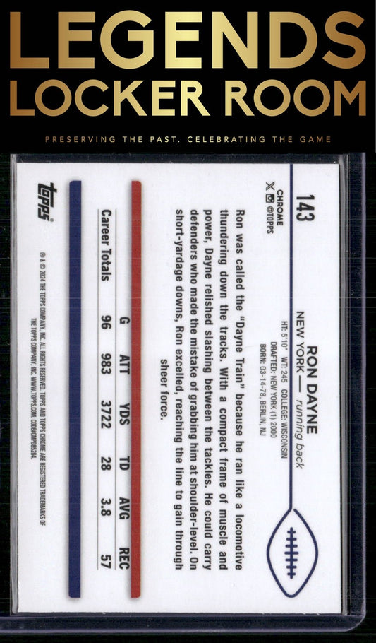 2024 Topps Chrome #143 Ron Dayne