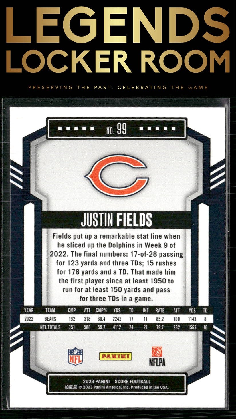 2023 Score #99 Justin Fields