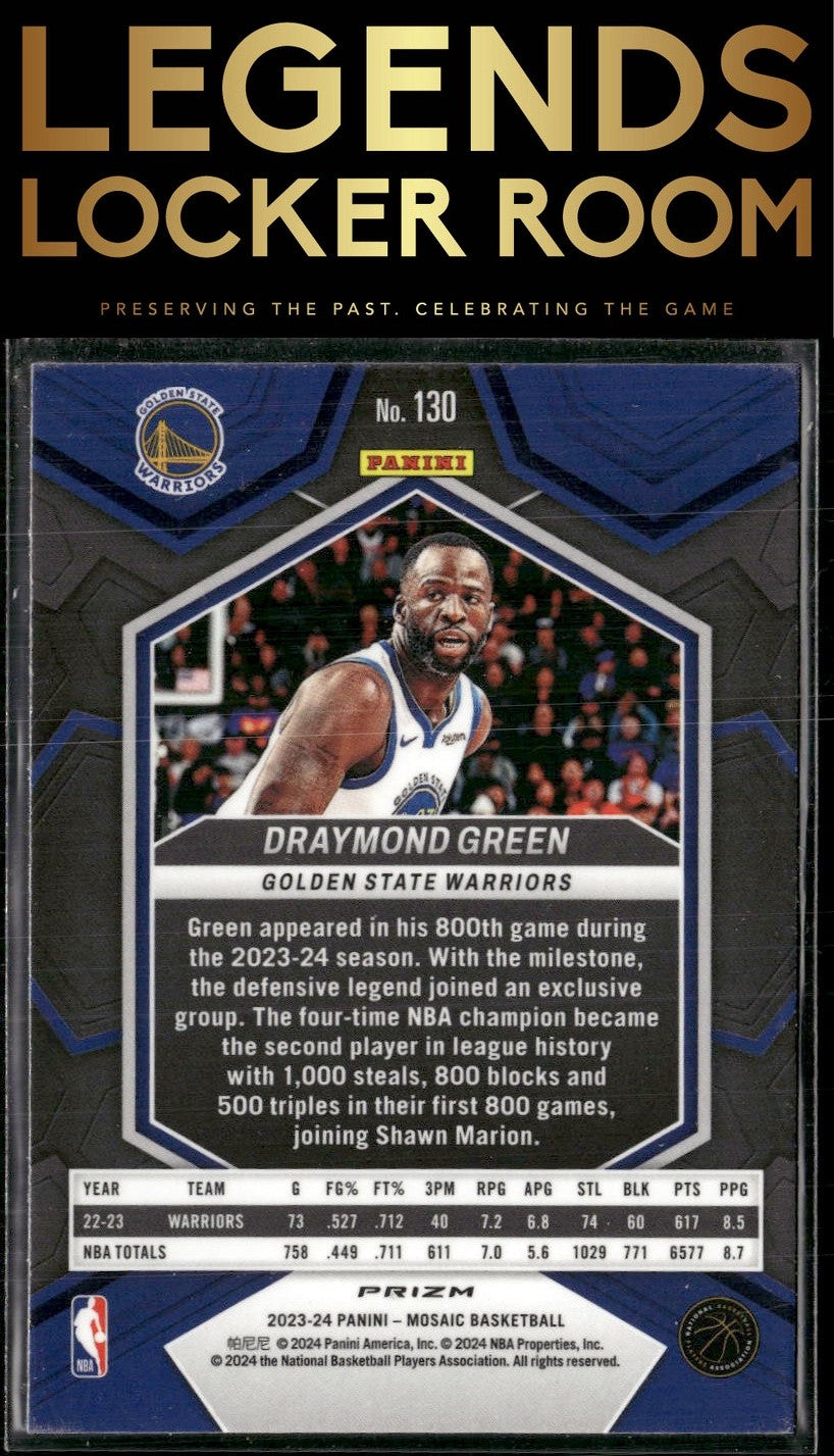 2023-24 Panini Mosaic #130 Draymond Green Silver