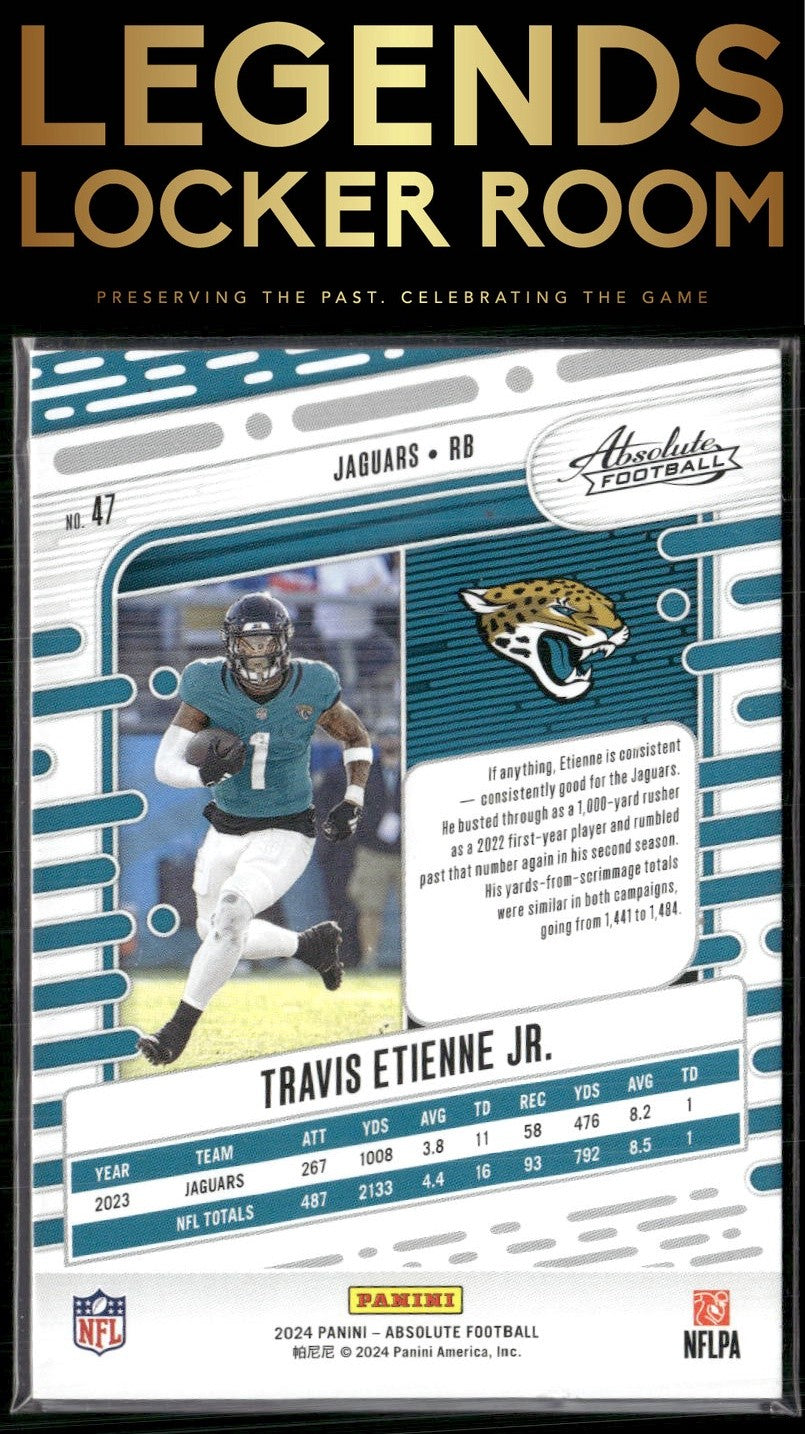 2024 Panini Absolute #47 Travis Etienne Jr.