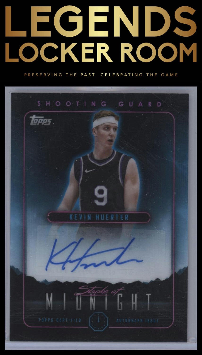 2023-24 Topps Midnight #SMA-KH Kevin Huerter Stroke of Midnight Autographs