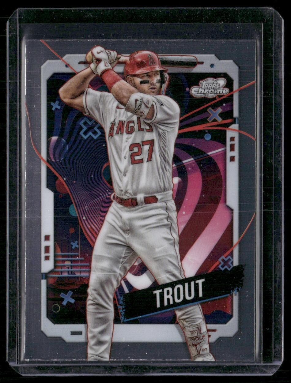 2024 Topps Chrome Cosmic #35 Mike Trout