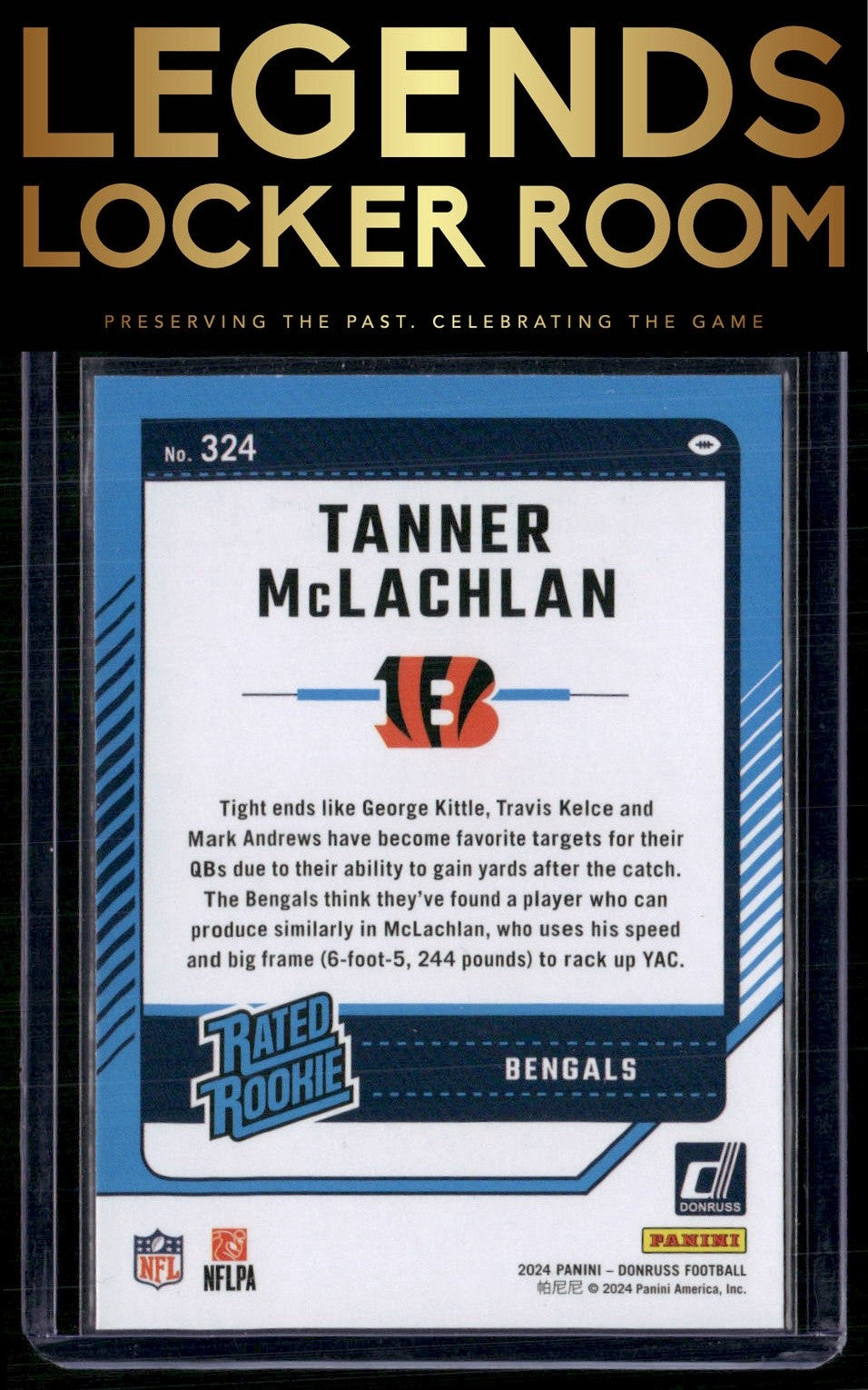 2024 Donruss #324 Tanner McLachlan