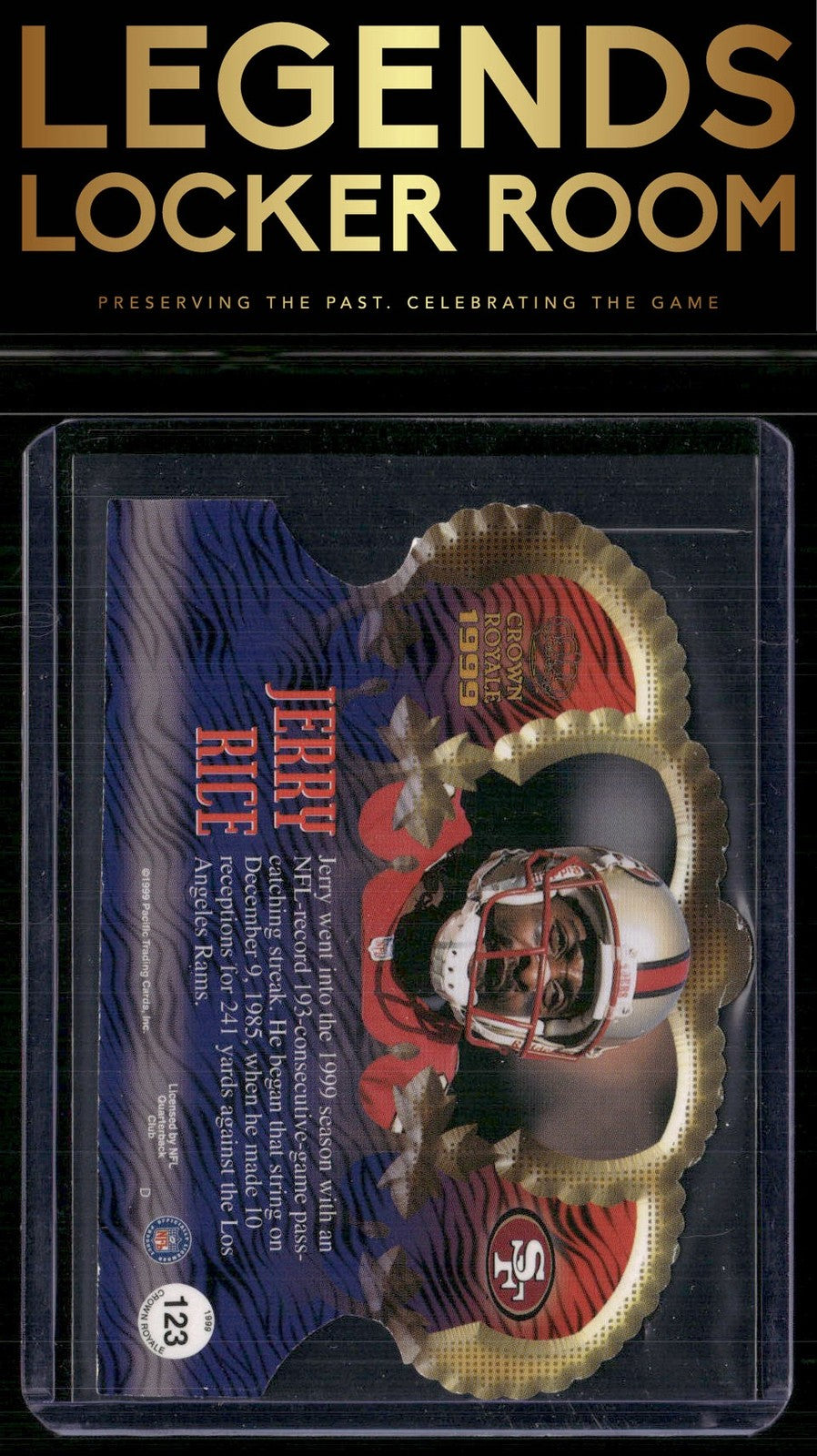 1999 Pacific Crown Royale #123 Jerry Rice