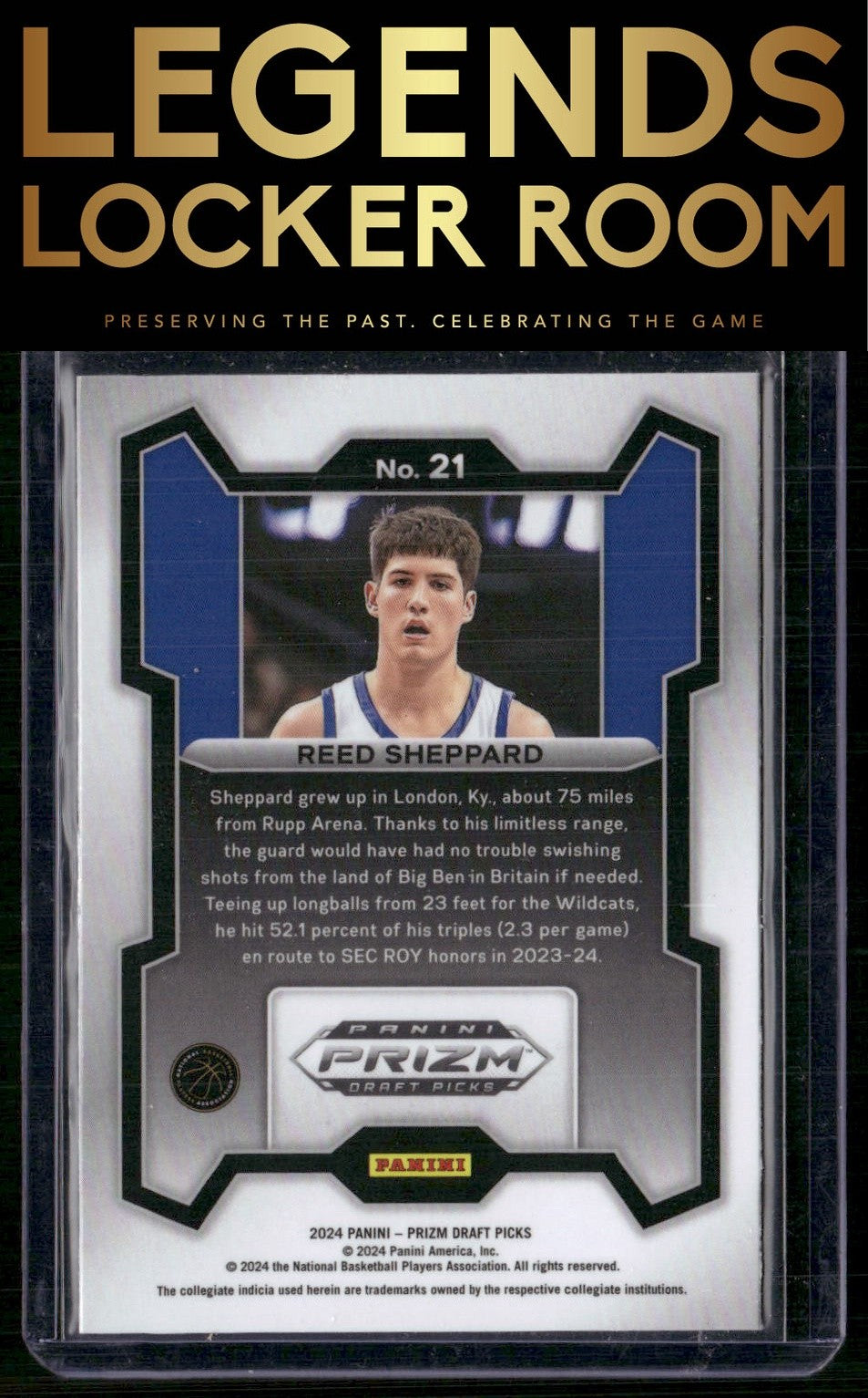 2024 Panini Prizm Draft Picks #21 Reed Sheppard