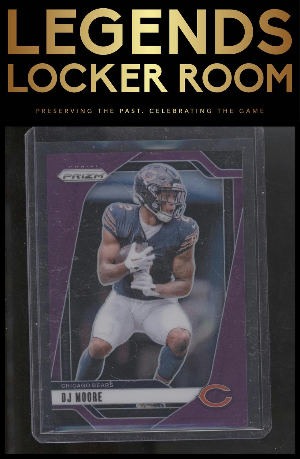 2024 Panini Prizm #48 DJ Moore Purple #/125