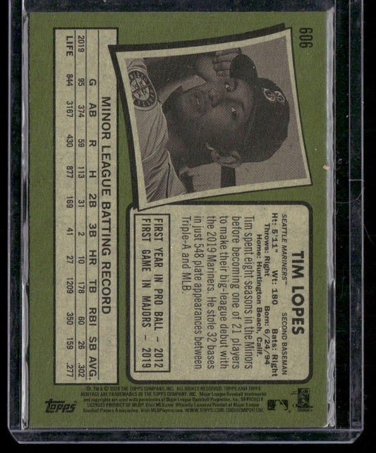 2020 Topps Heritage #606 Tim Lopes