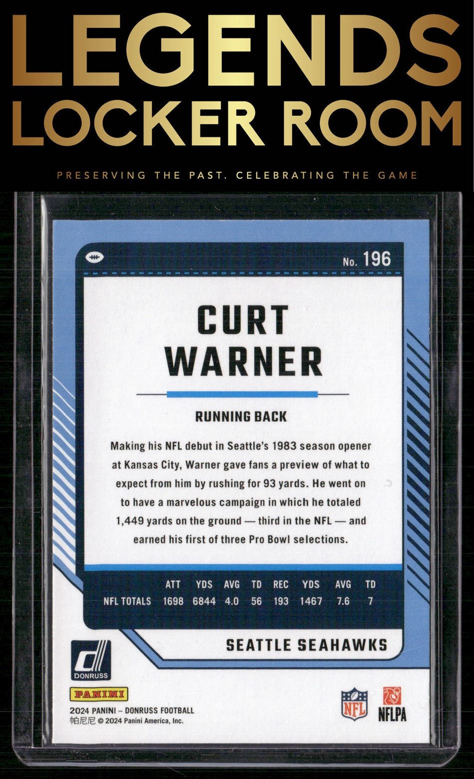 2024 Donruss #196 Curt Warner
