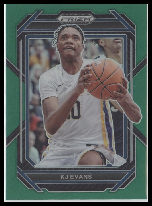 2023 Panini Prizm Draft Picks #14 KJ Evans Green