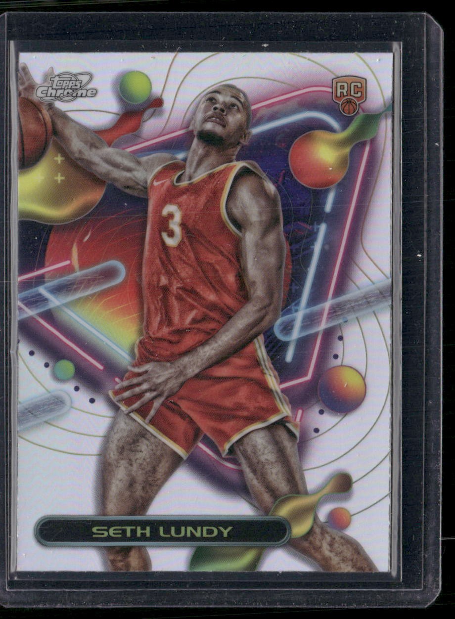 2023-24 Topps Chrome Cosmic #191 Seth Lundy Refractors