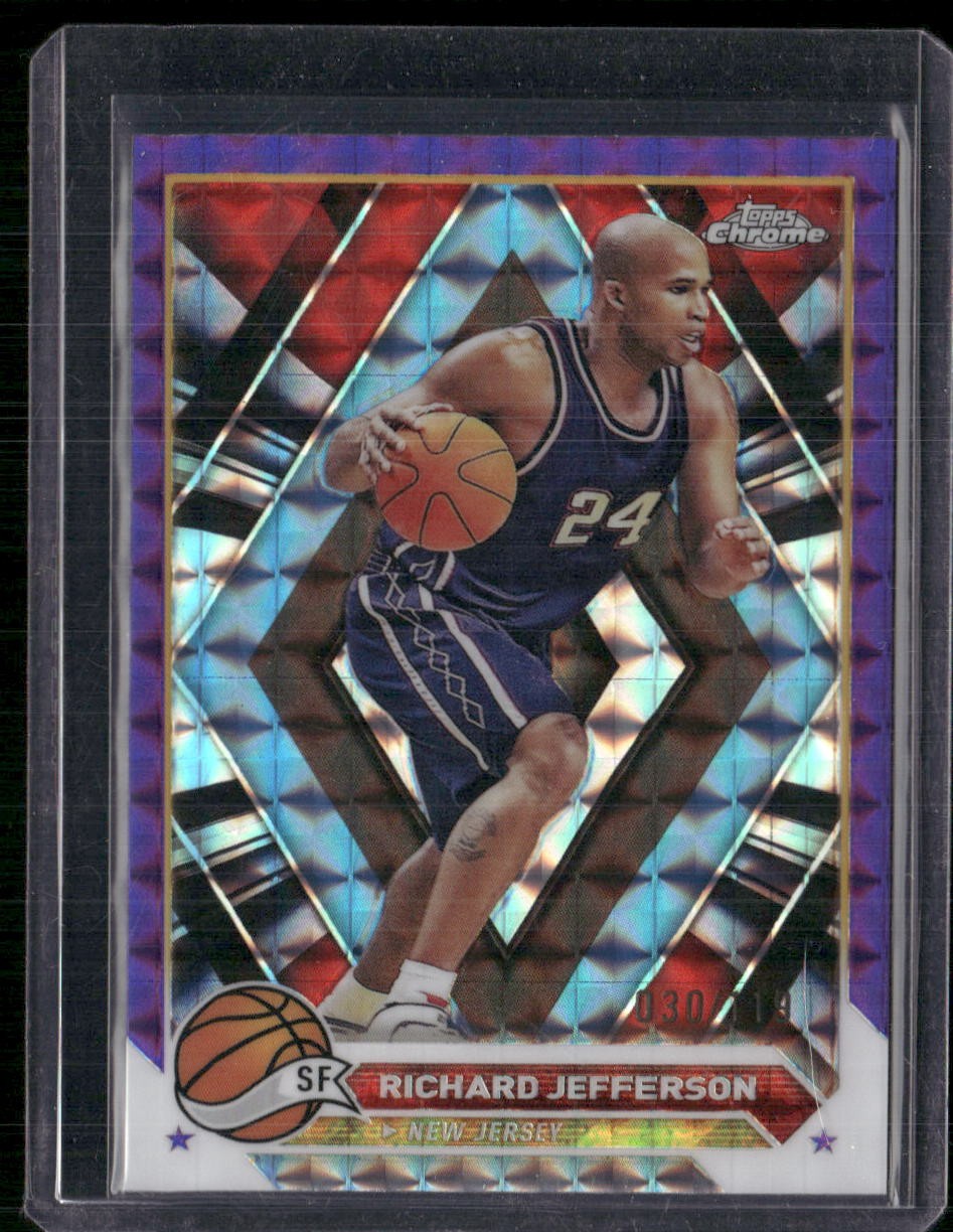2023-24 Topps Chrome #192 Richard Jefferson Purple Geometric #/119