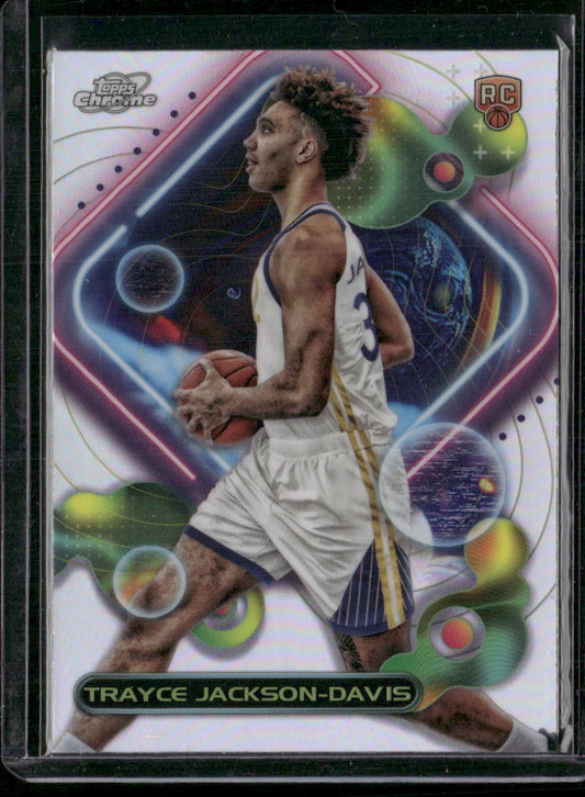 2023-24 Topps Chrome Cosmic #196 Trayce Jackson-Davis Refractors