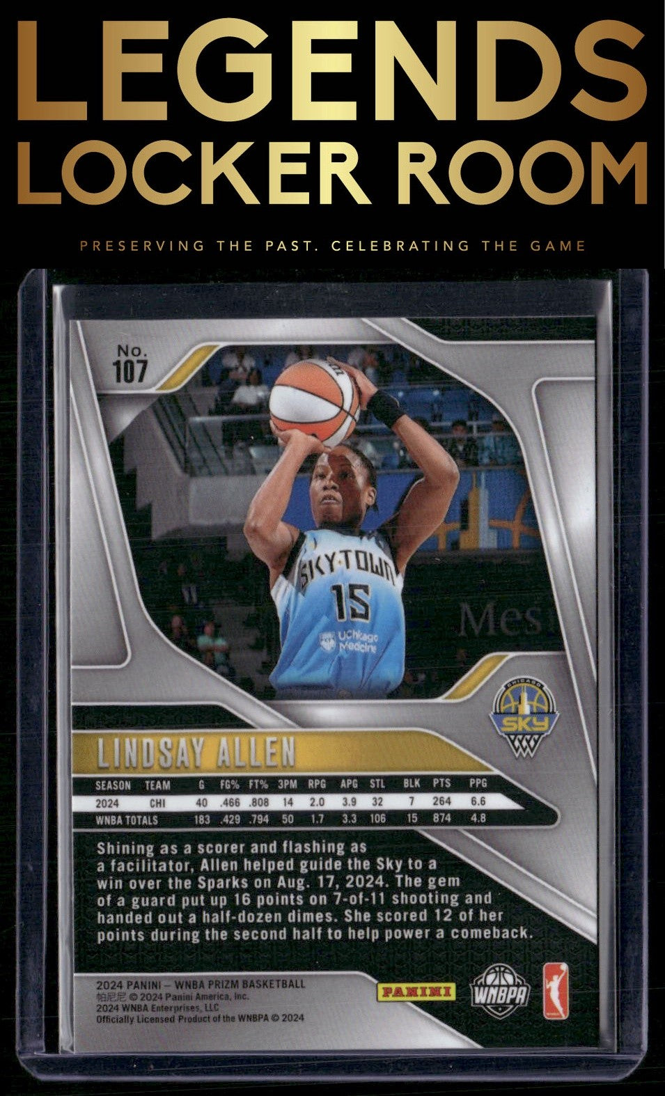 2024 Panini Prizm WNBA #107 Lindsay Allen