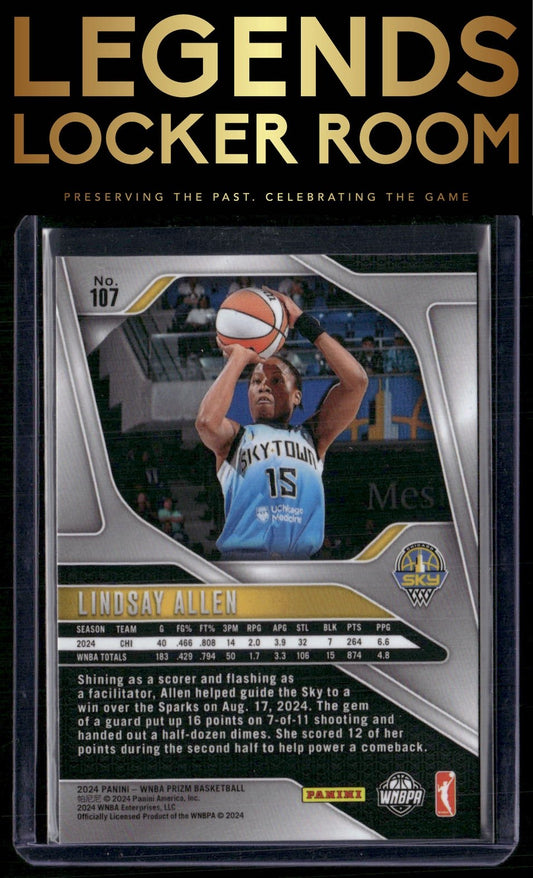 2024 Panini Prizm WNBA #107 Lindsay Allen