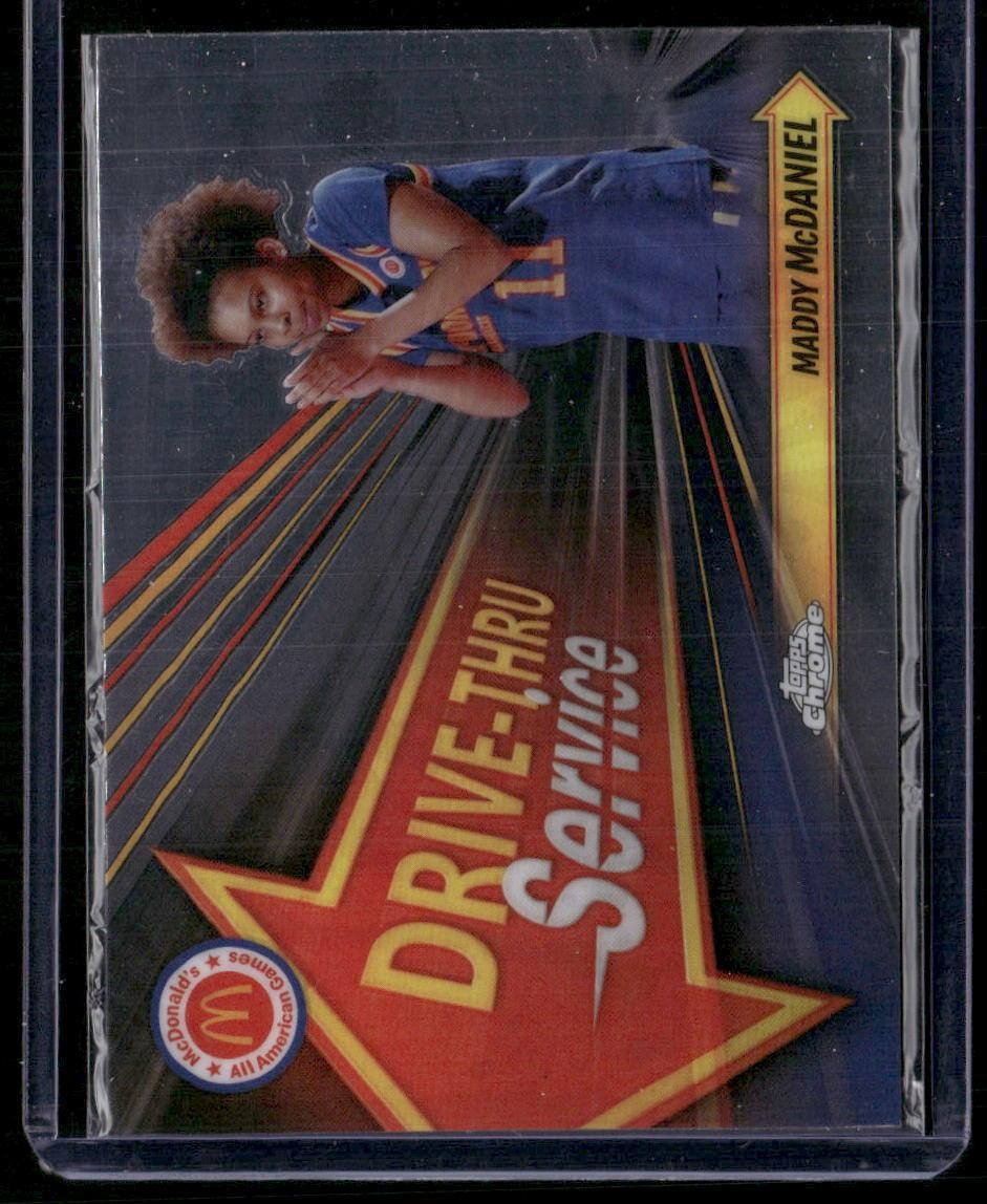 2024 Topps Chrome McDonald's All-American Maddy McDaniel Drive Thru Service