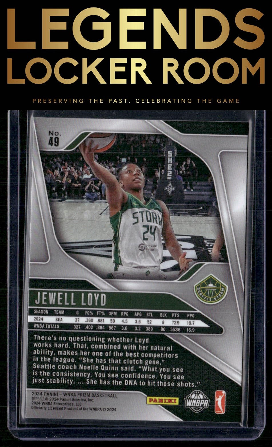 2024 Panini Prizm WNBA #49 Jewell Loyd