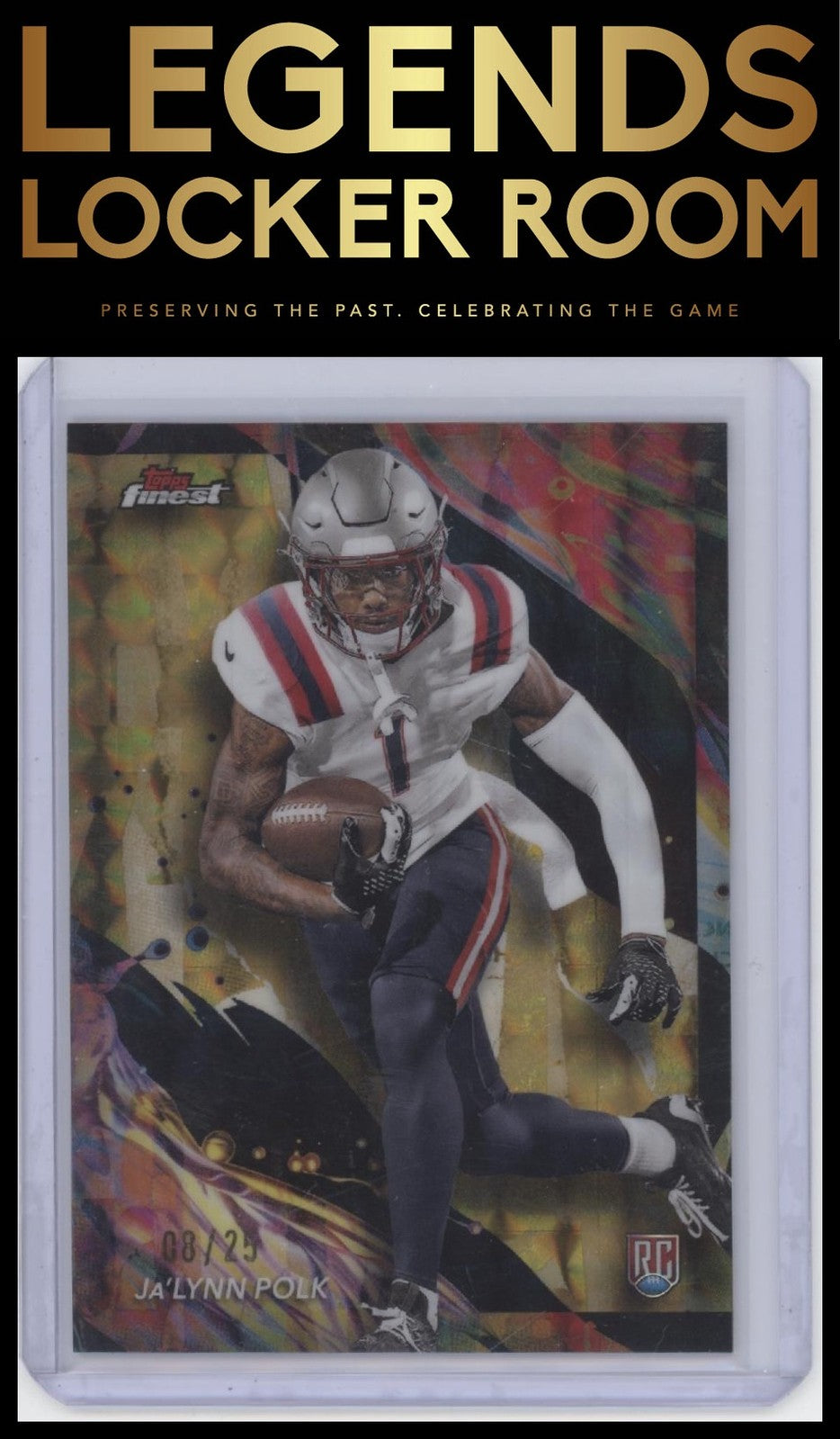 2024 Finest #188 Ja'Lynn Polk Gold Geometric Refractor #/25