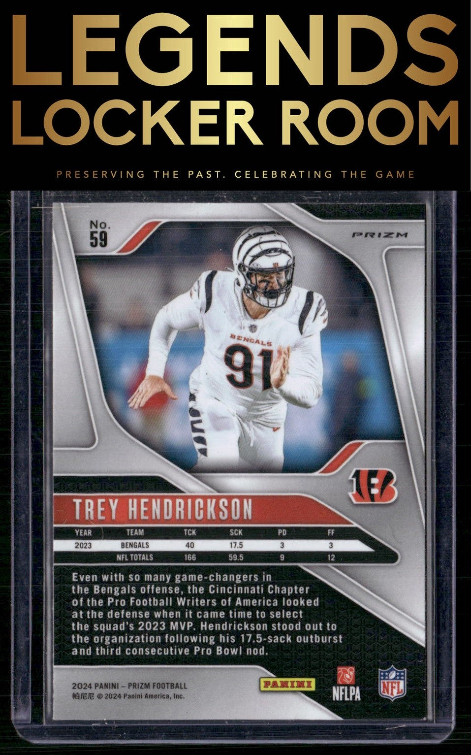 2024 Panini Prizm #59 Trey Hendrickson Silver