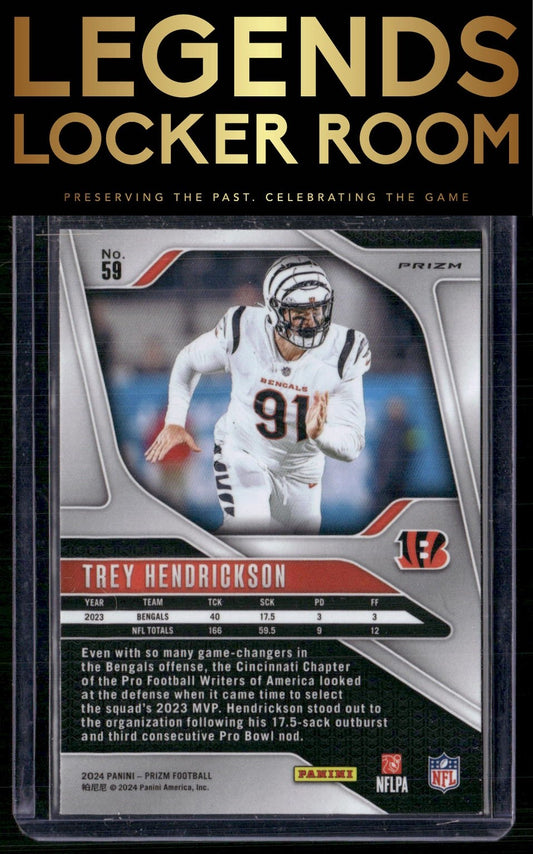 2024 Panini Prizm #59 Trey Hendrickson Silver
