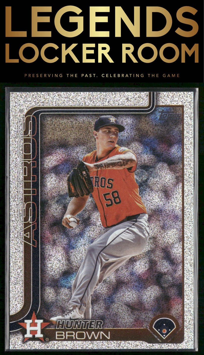 2025 Topps #693 Hunter Brown Holo Foil