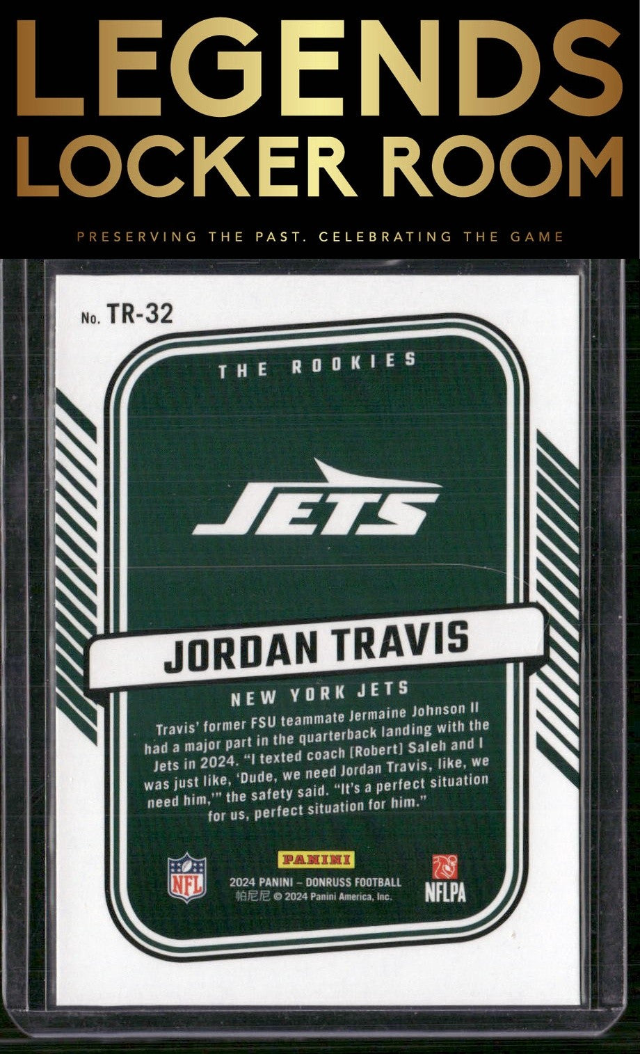 2024 Donruss #TR-32 Jordan Travis The Rookies