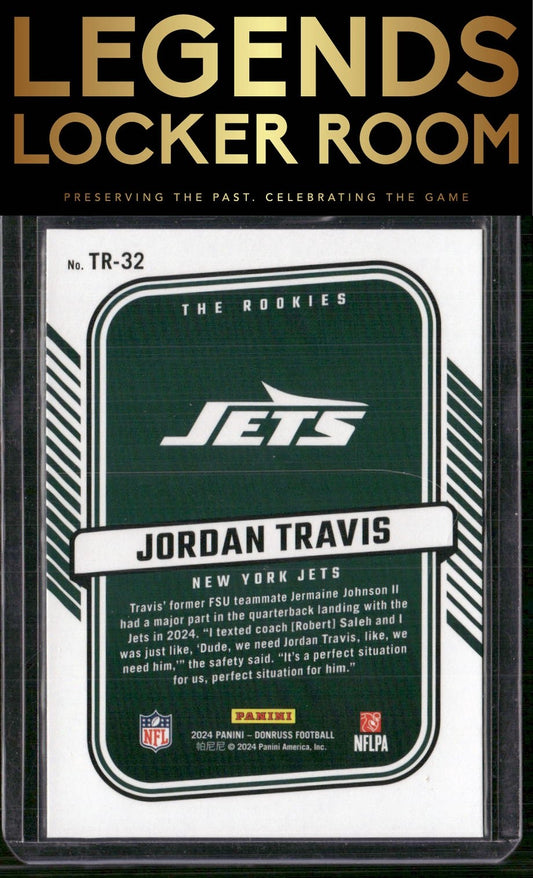 2024 Donruss #TR-32 Jordan Travis The Rookies
