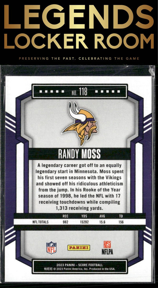 2023 Score #118 Randy Moss