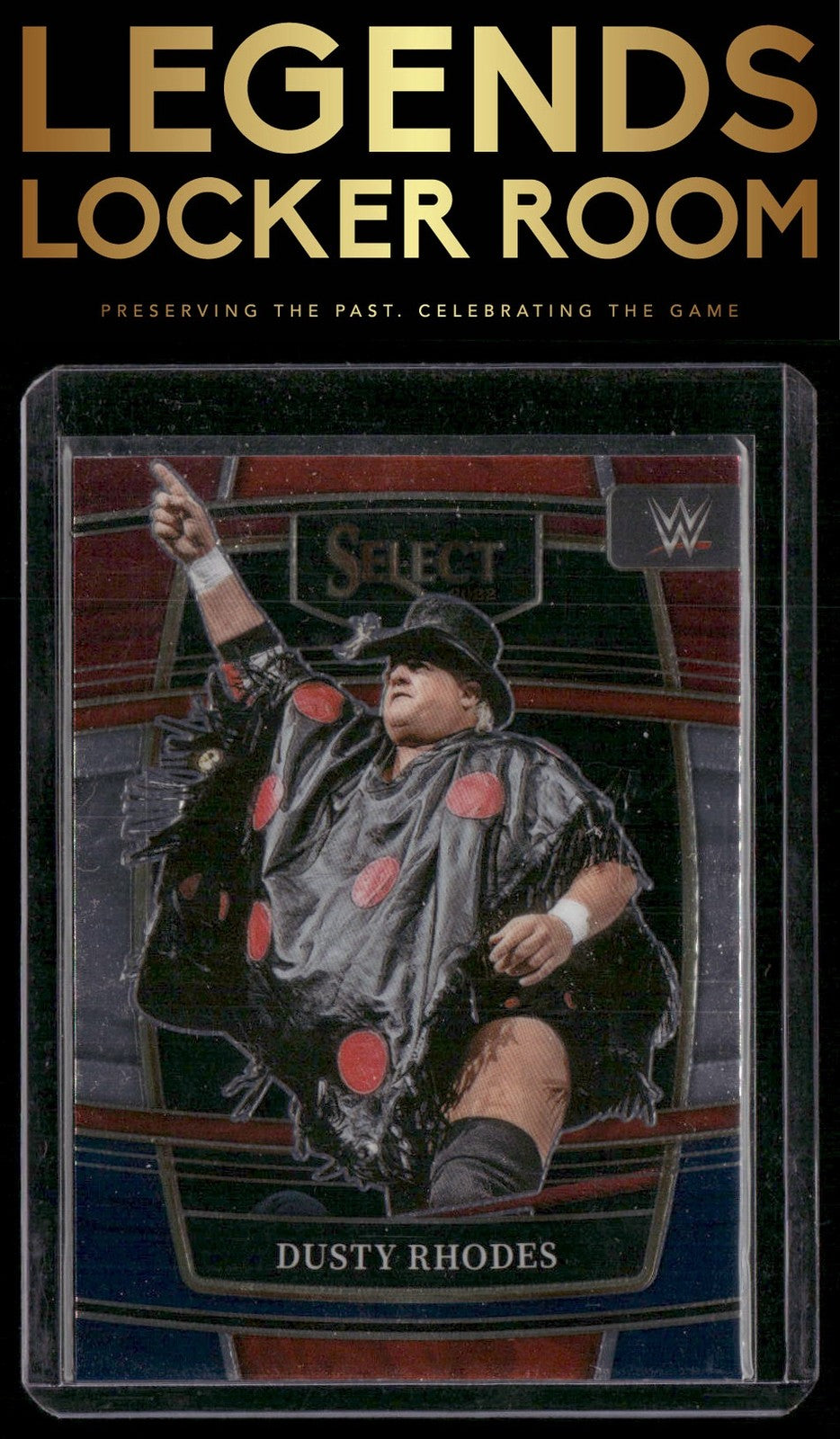 2022 Panini Select WWE #47 Dusty Rhodes Red and Blue