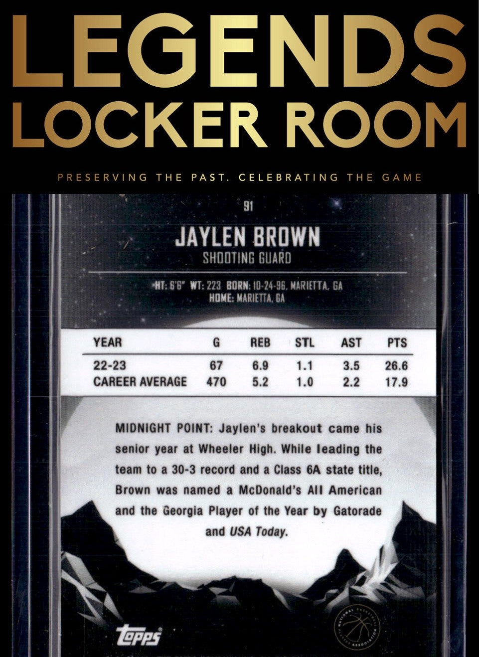 2023-24 Topps Midnight #91 Jaylen Brown