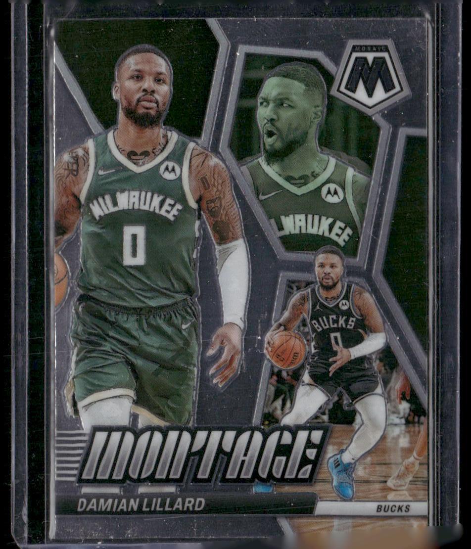 2023-24 Panini Mosaic #10 Damian Lillard Montage