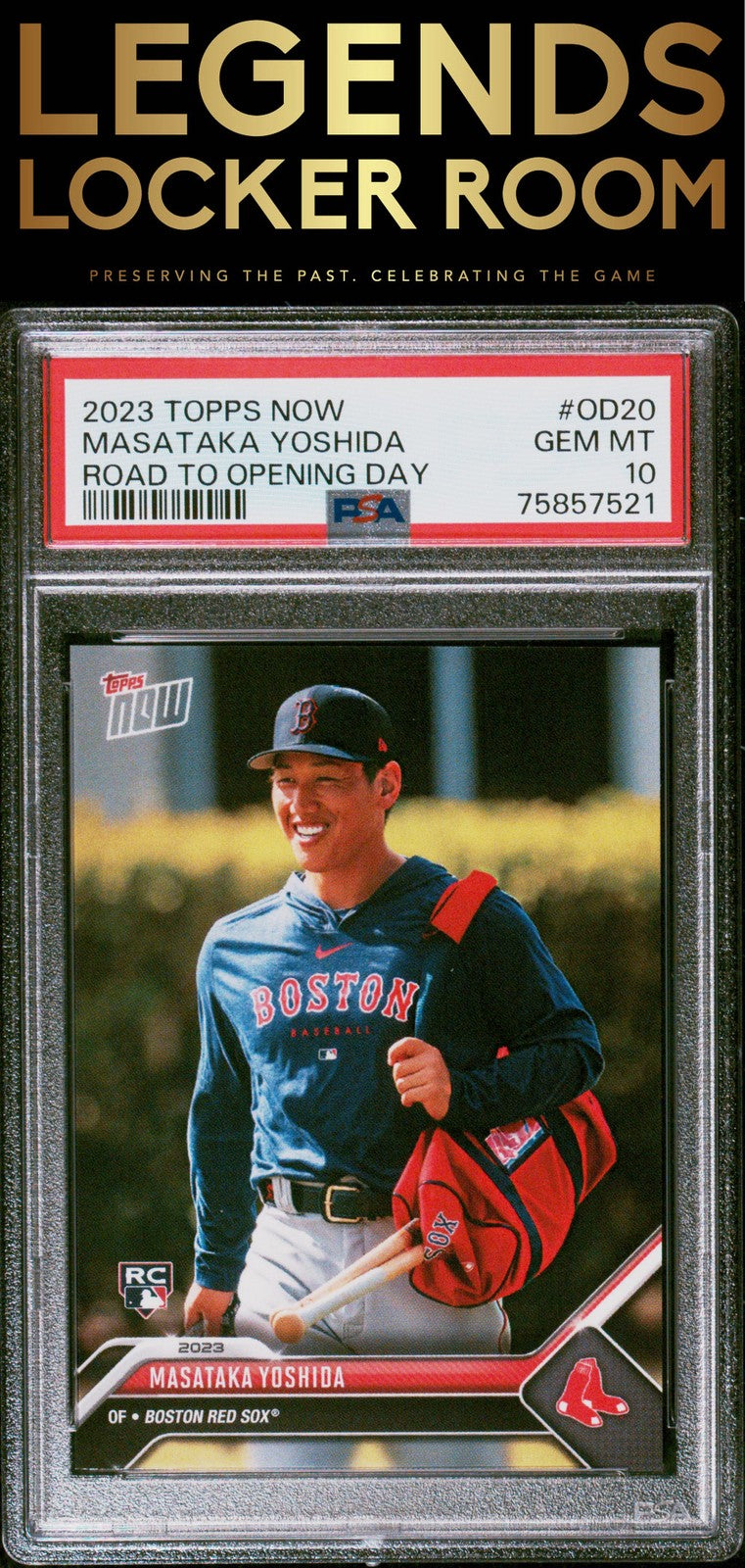 2023 Topps Now Road To Opening Day Masataka Yoshida PSA 10
