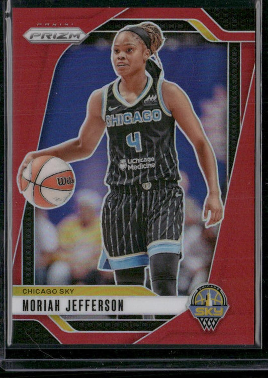 2024 Panini Prizm WNBA #131 Moriah Jefferson Red Prizms #/299