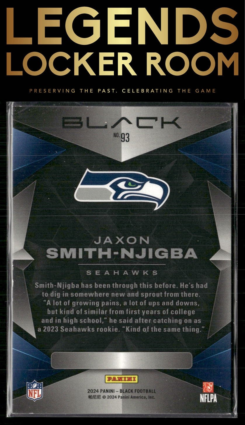 2024 Panini Black #93 Jaxon Smith-Njigba
